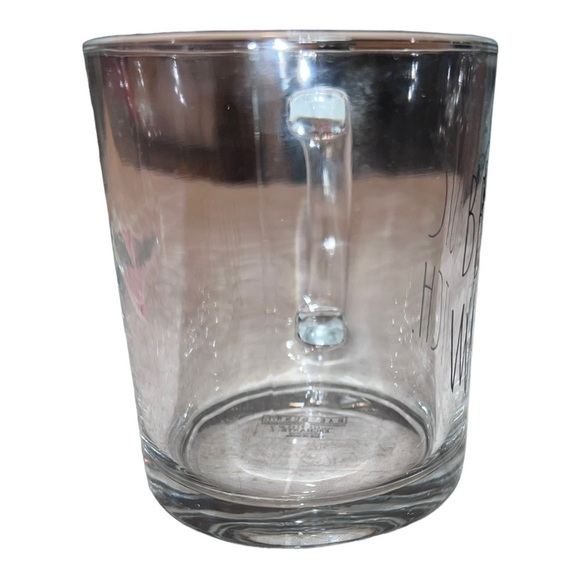 NIB RAE DUNN Clear Glass BASIC WITCH Mug 18 Oz Halloween - Picture 5 of 9